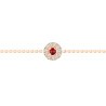 Bracelet Lepage Coquette en or rose, rubis et diamants LEP5R20CR