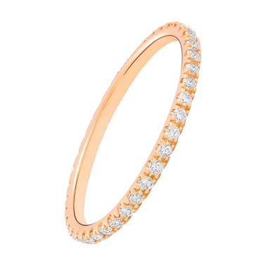 Alliance Ginette NY Be Mine Mini en or rose et diamants RBE05D