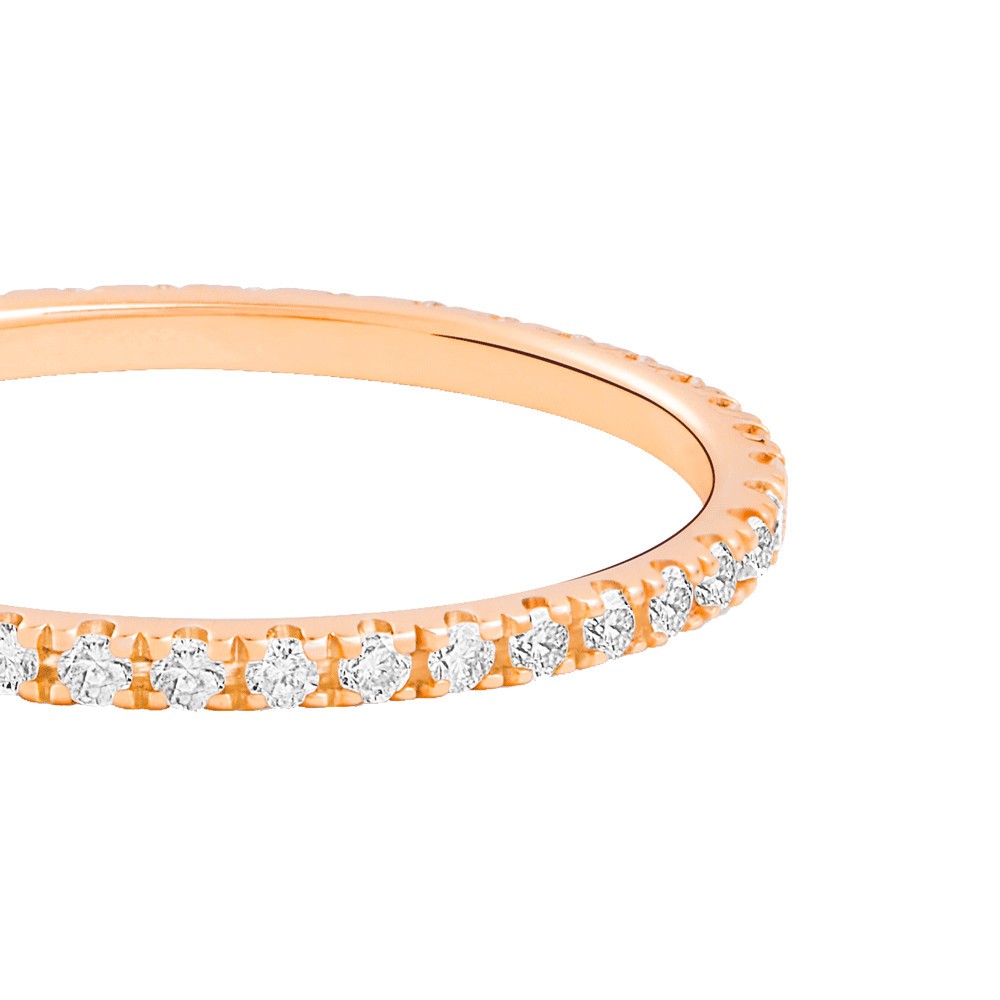 Alliance Ginette NY Be Mine Mini en or rose et diamants RBE05D