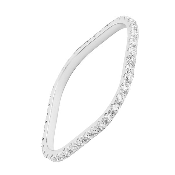 Alliance Ginette NY Be Mine TV Mini en or blanc et diamants RBETV01DG