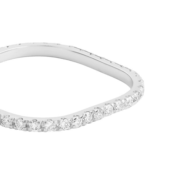 Alliance Ginette NY Be Mine TV Mini en or blanc et diamants RBETV01DG