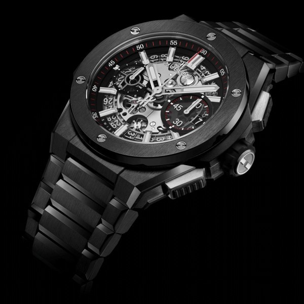 Montre Hublot Big Bang Integral Black Magic automatique cadran squelette 42 mm 451.CX.1170.CX