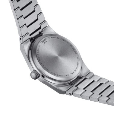 Montre Tissot T-Classic PRX quartz cadran bleu clair bracelet acier 35 mm T137.210.11.351.00