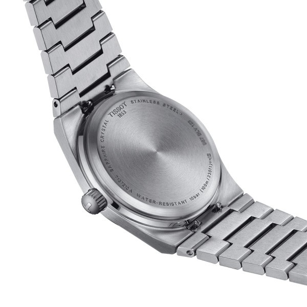 Montre Tissot T-Classic PRX quartz cadran bleu clair bracelet acier 35 mm T137.210.11.351.00