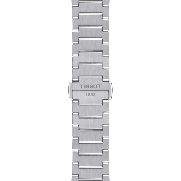 Tissot T-Classic PRX quartz watch blue dial steel bracelet 35 mm