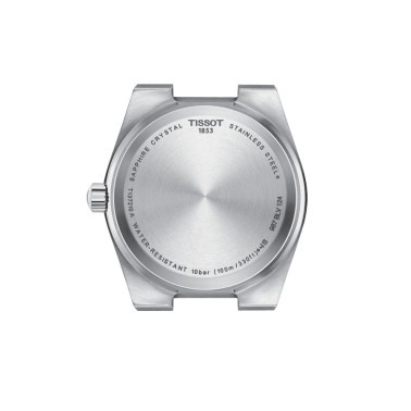 Tissot T-Classic PRX quartz watch silver dial steel bracelet 35 mm
