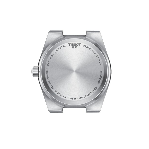 Tissot T-Classic PRX quartz watch silver dial steel bracelet 35 mm