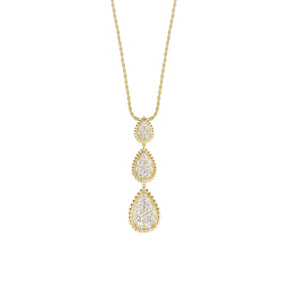 Boucheron Serpent Bohème necklace in yellow gold and diamonds JPN00662