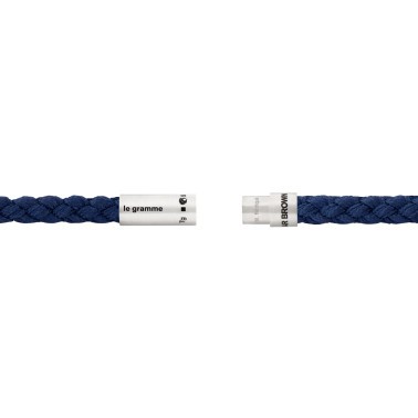 Bracelet Le Gramme x Orlebar Brown Câble nato marine Le 7g LG_CARBRNMA051_07OB