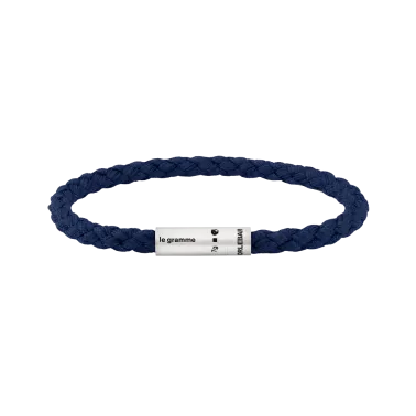 Bracelet Le Gramme x Orlebar Brown Câble nato marine Le 7g LG_CARBRNMA051_07OB