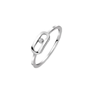 Bague Messika Move Uno en or blanc et diamant 10055G
