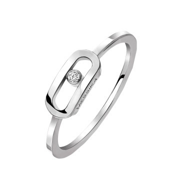 Bague Messika Move Uno en or blanc et diamant