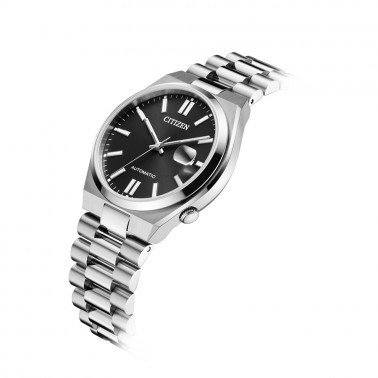 Montre Citizen Tsuyosa automatique cadran noir bracelet acier 40 mm