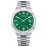 Montre Citizen Tsuyosa automatique cadran vert bracelet acier 40 mm