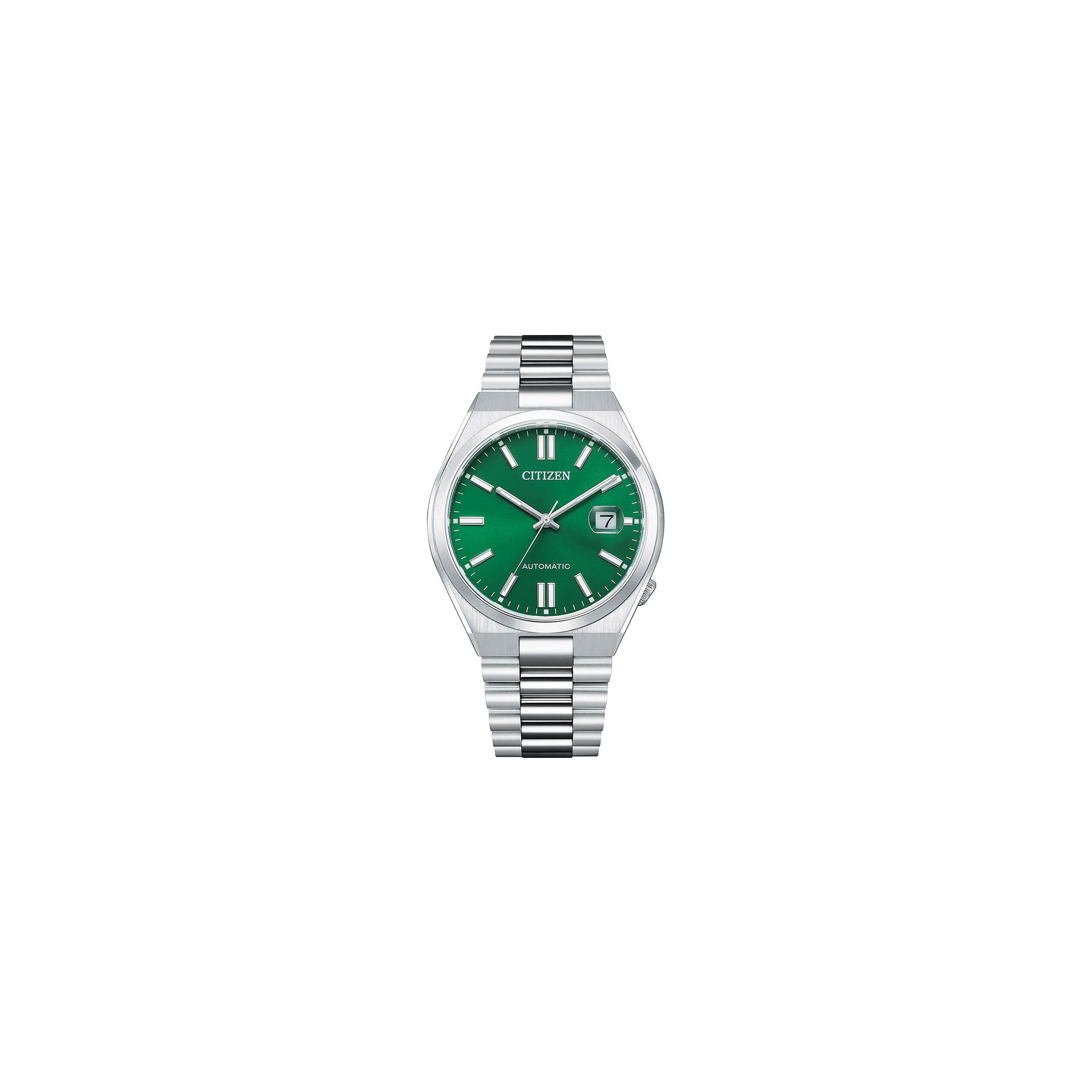 TSUYOSA” Collection Green Dial Stainless Steel Bracelet NJ0150-56X