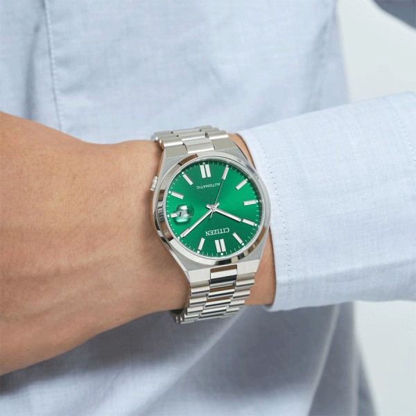 Citizen Tsuyosa watch green dial 40 mm NJ0150-81X - Lepage