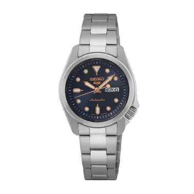 Seiko 5 Sports automatic blue dial steel bracelet 28 mm
