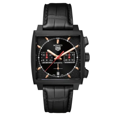 TAG Heuer Monaco Titanium Black Special Edition automatic watch black dial 39 mm CBL2180.FC6497