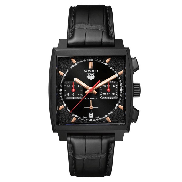 TAG Heuer Monaco Titanium Black Special Edition automatic watch black dial 39 mm CBL2180.FC6497