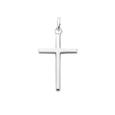 Pendentif Augis Croix Fil Carré en or blanc G4184X0000