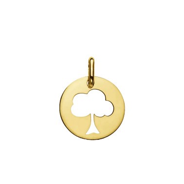 Pendentif Augis Arbre de Vie Ajouré en or jaune