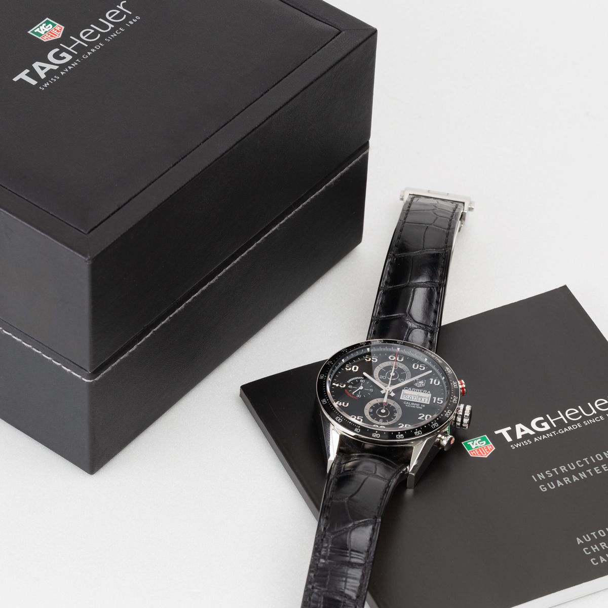 TAG Heuer Carrera Calibre 16 Day-Date Watch Ref. CV2A10.FC6235 automatic Full Set 43 mm