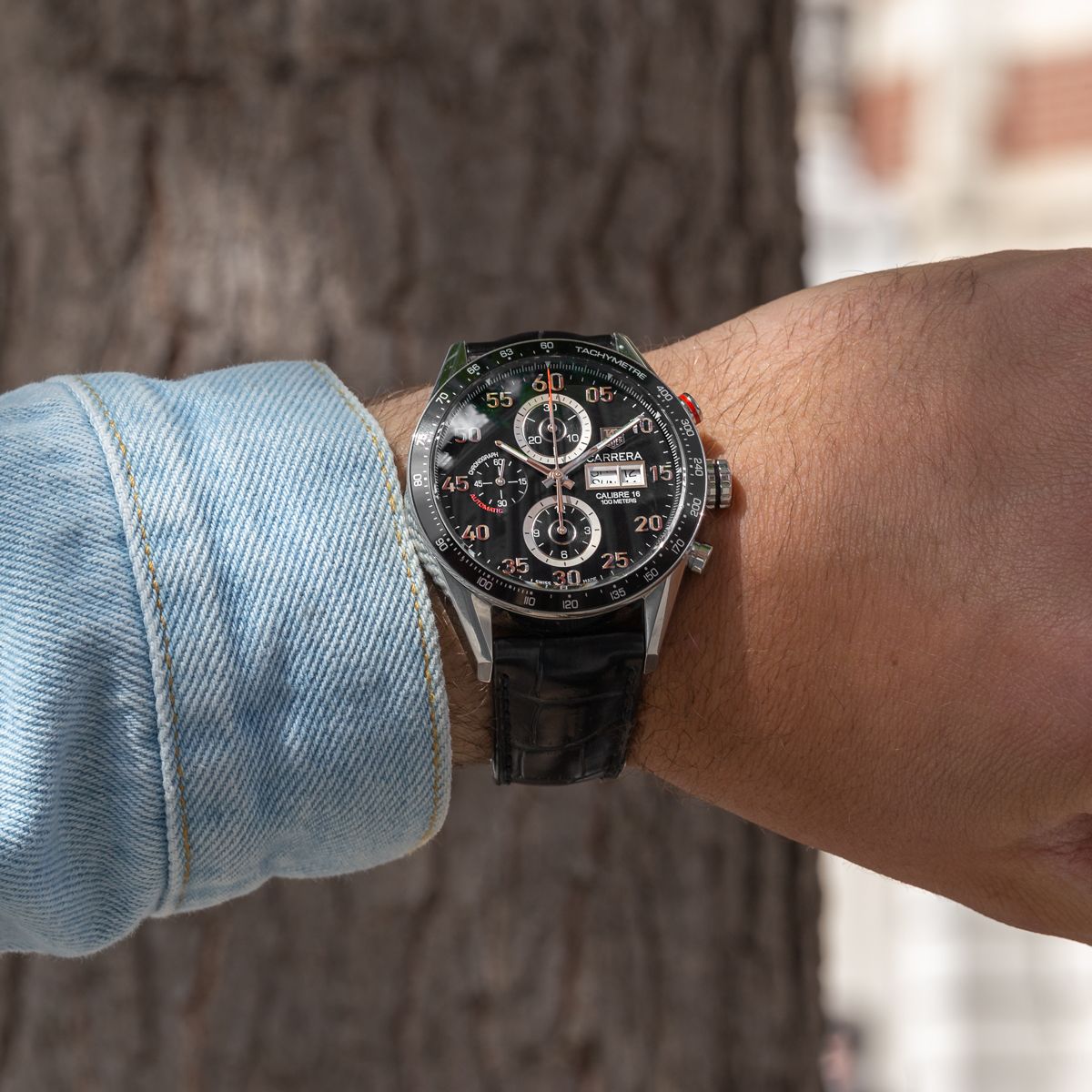 TAG Heuer Carrera Calibre 16 Day-Date Watch Ref. CV2A10.FC6235 automatic Full Set 43 mm