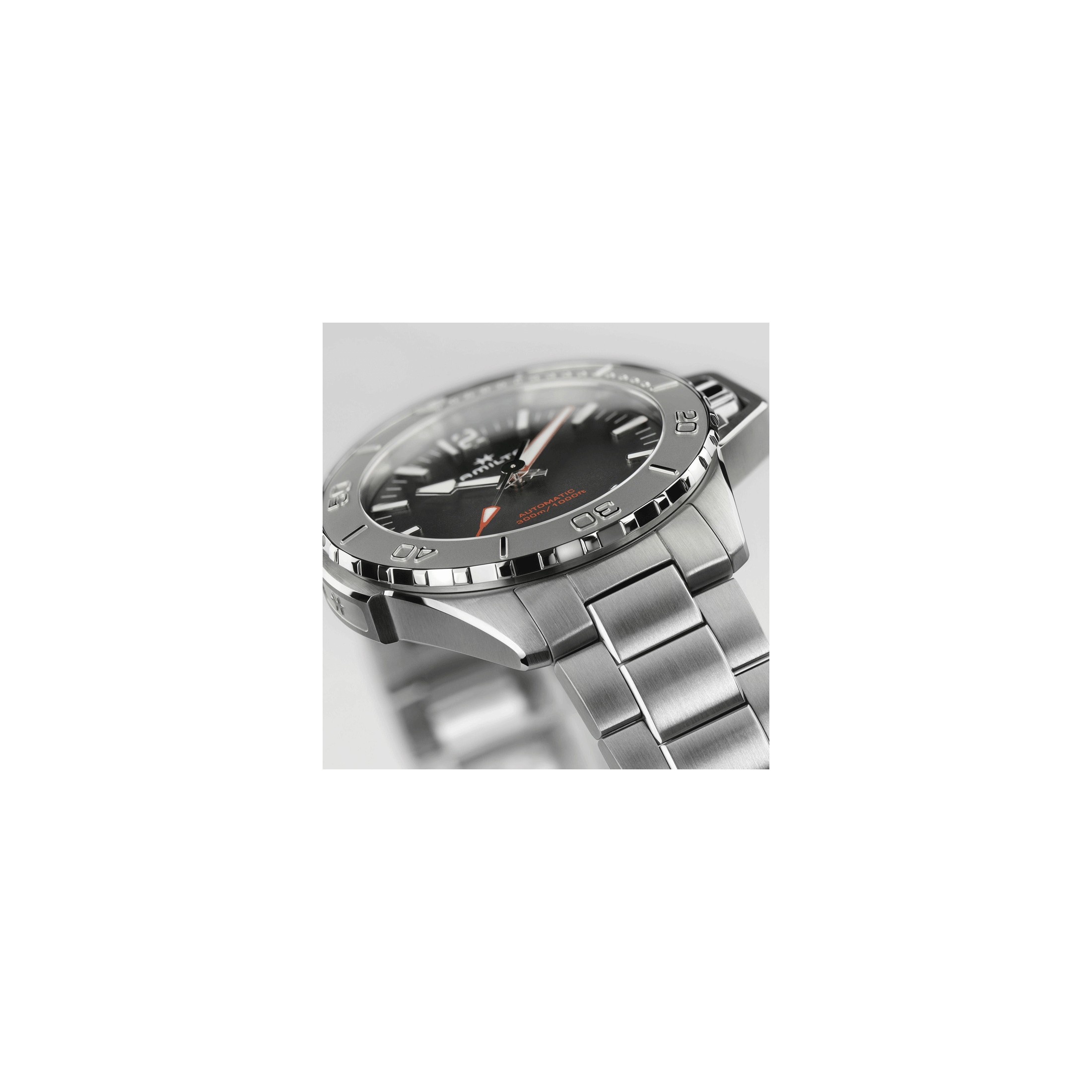 Hamilton Frogman Vintage Hamilton Khaki Navy Frogman Auto Watch 46