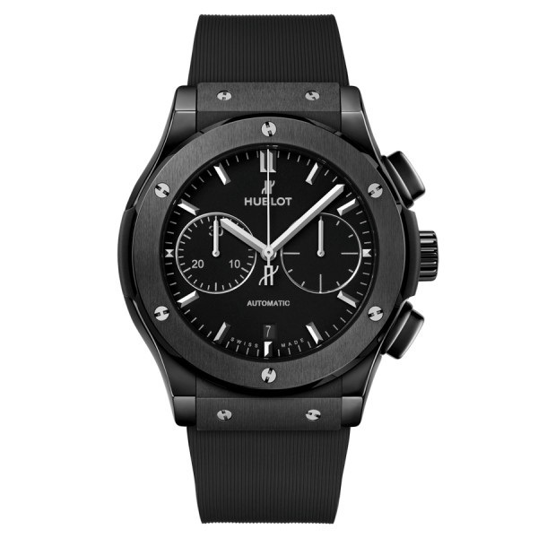 Hublot Classic Fusion Chronograph Black Magic automatic watch black dial 45 mm 521.CM.1171.RX