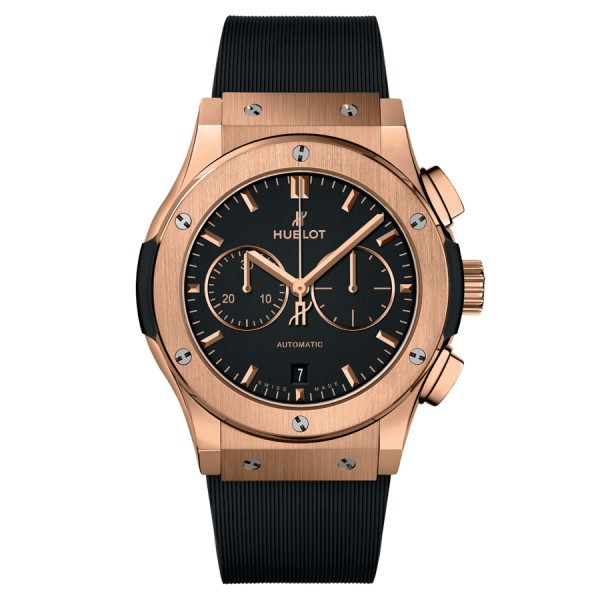 Hublot Classic Fusion Chronograph King Gold automatic watch black dial 42 mm 541.OX.1181.RX