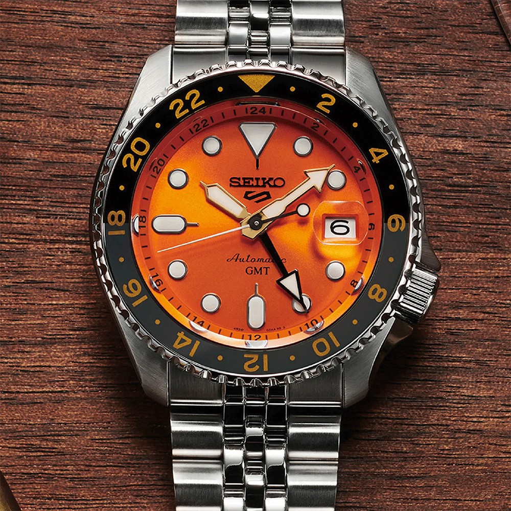 Montre Seiko 5 SKX Sports GMT automatique SSK005K1 Lepage