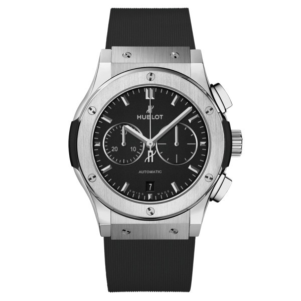 Hublot Classic Fusion Chronograph Titanium automatic watch black dial 42 mm 541.NX.1171.RX