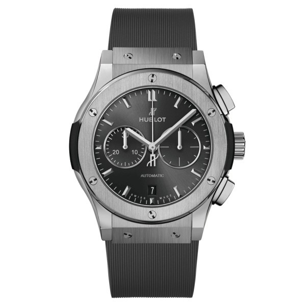 Montre Hublot Classic Fusion Racing Grey Chronograph Titanium automatique cadran gris 42 mm 541.NX.7070.RX