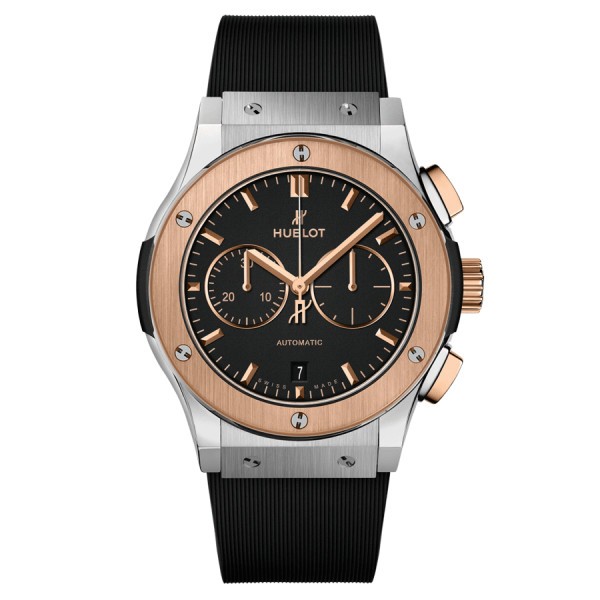 Hublot Classic Fusion Chronograph Titanium King Gold automatic watch black dial 42 mm 541.NO.1181.RX