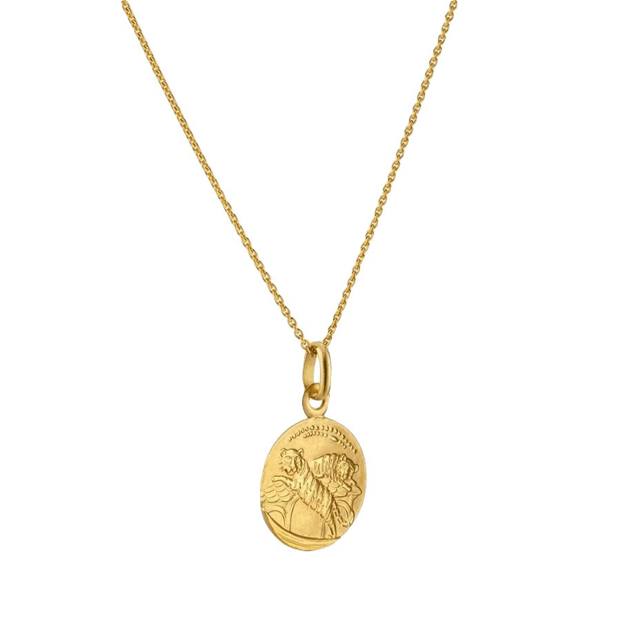 Médaille Arthus Bertrand Arche de Noé Tigre en or jaune J10085X000