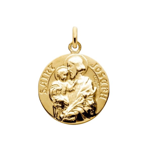 Médaille Arthus Bertrand Saint Joseph en or jaune