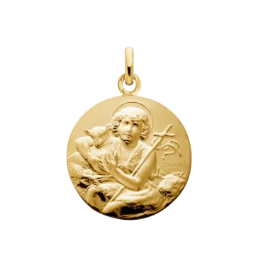 Médaille Arthus Bertrand Saint Jean Baptiste en or jaune J2526X0000