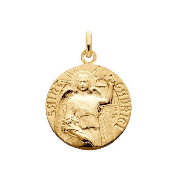 Médaille Arthus Bertrand Saint Gabriel en or jaune