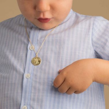 Médaille Arthus Bertrand Ange Gardien de Lay en or jaune