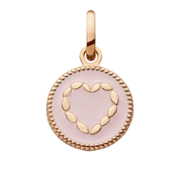 Médaille Arthus Bertrand Cœur Rose en or rose R985X00000