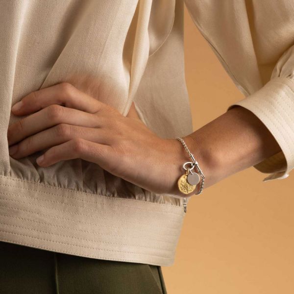 Médaille Arthus Bertrand Cœur Rose en or rose R985X00000