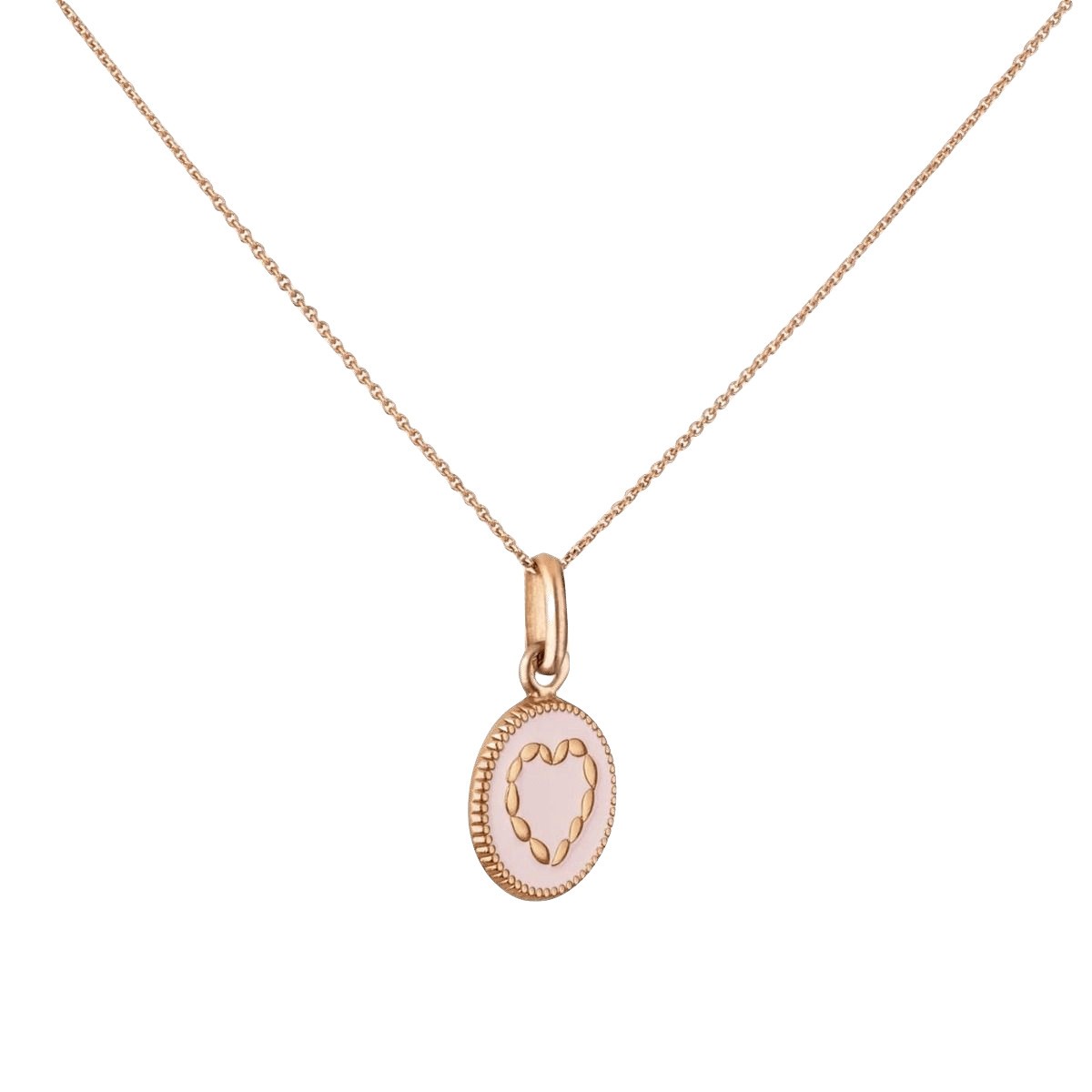 Médaille Arthus Bertrand Cœur Rose en or rose R985X00000