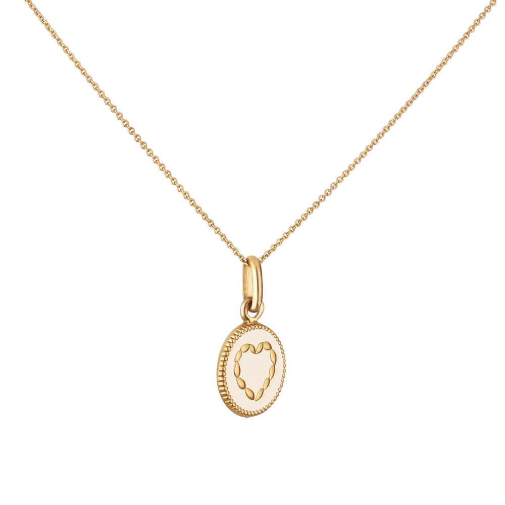 Médaille Arthus Bertrand Cœur Ivoire en or jaune