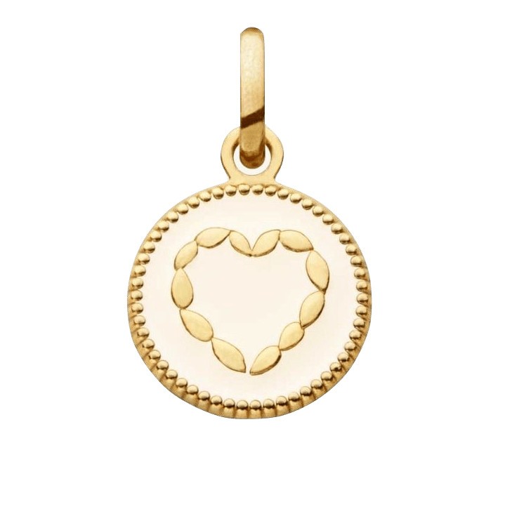 Médaille Arthus Bertrand Cœur Ivoire en or jaune