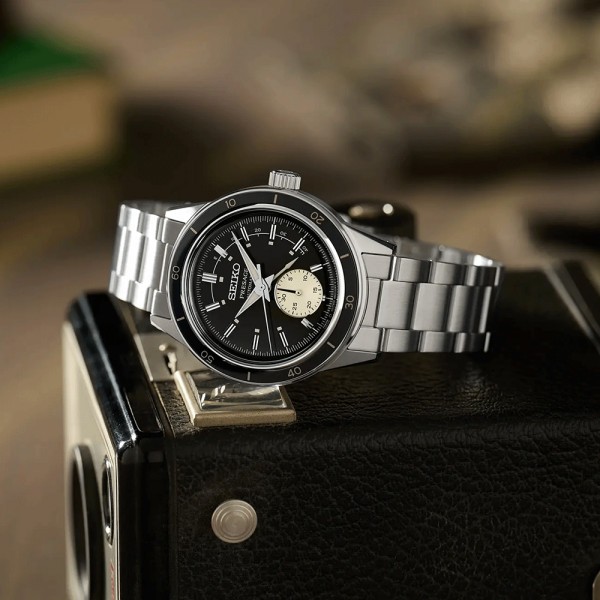 Montre seiko online noire
