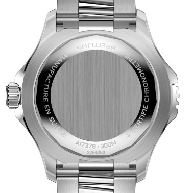 Breitling Superocean automatic watch black dial steel bracelet 46 mm A17378211B1A1