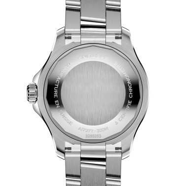 Montre Breitling Superocean automatique cadran blanc bracelet acier 36 mm A17377211A1A1