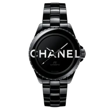 CHANEL J12 Wanted automatic watch black dial black ceramic bracelet 38 mm H7418