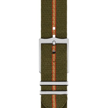 Tudor Ranger automatic watch black dial green fabric strap 39 mm M79950-0003