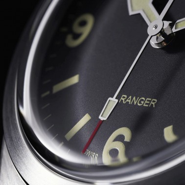 Tudor Ranger automatic watch black dial green fabric strap 39 mm M79950-0003